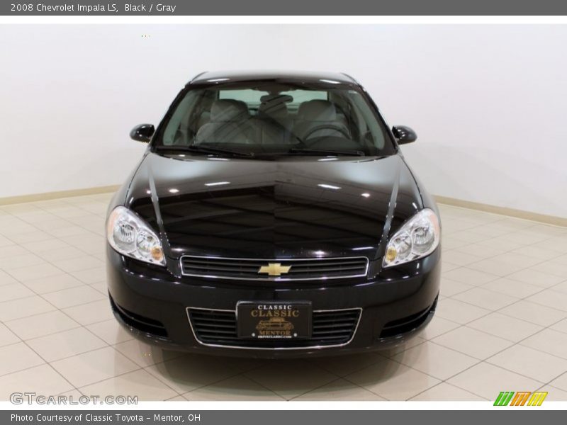 Black / Gray 2008 Chevrolet Impala LS