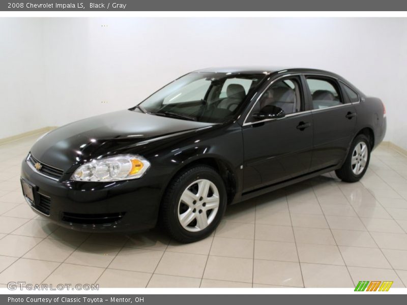 Black / Gray 2008 Chevrolet Impala LS