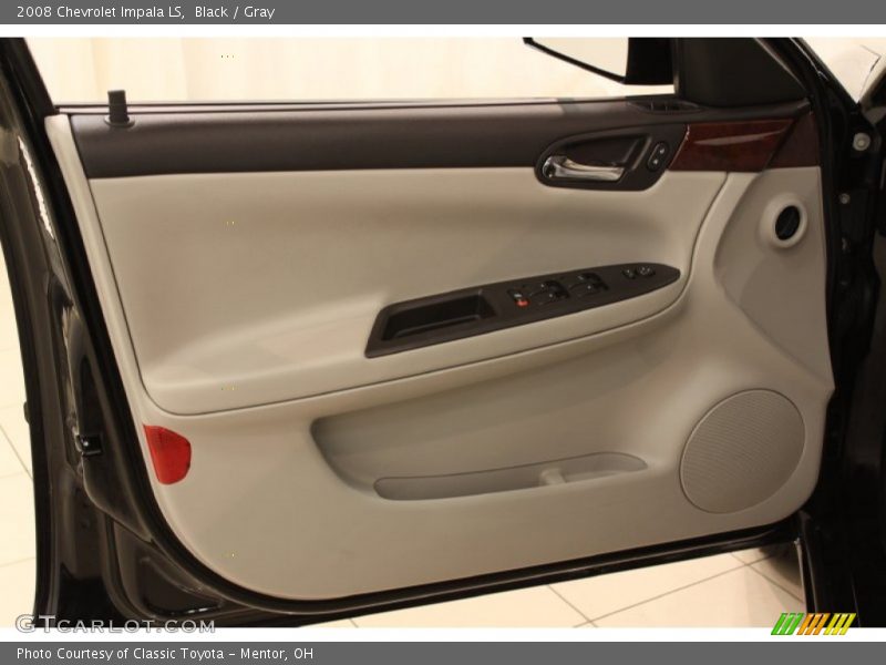 Black / Gray 2008 Chevrolet Impala LS