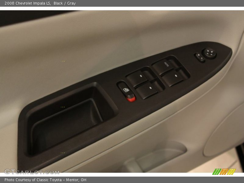 Black / Gray 2008 Chevrolet Impala LS