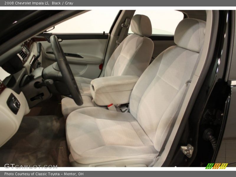 Black / Gray 2008 Chevrolet Impala LS