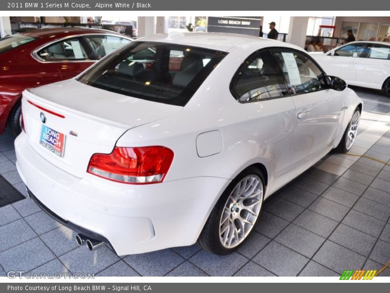Alpine White / Black 2011 BMW 1 Series M Coupe