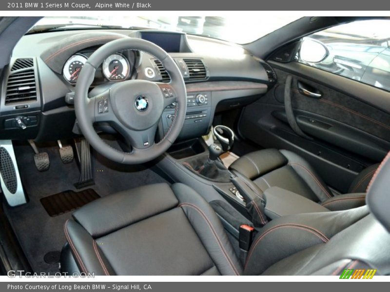 Black Interior - 2011 1 Series M Coupe 