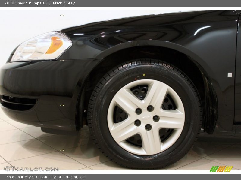 Black / Gray 2008 Chevrolet Impala LS