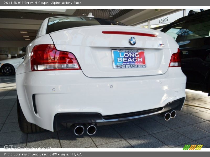 Alpine White / Black 2011 BMW 1 Series M Coupe