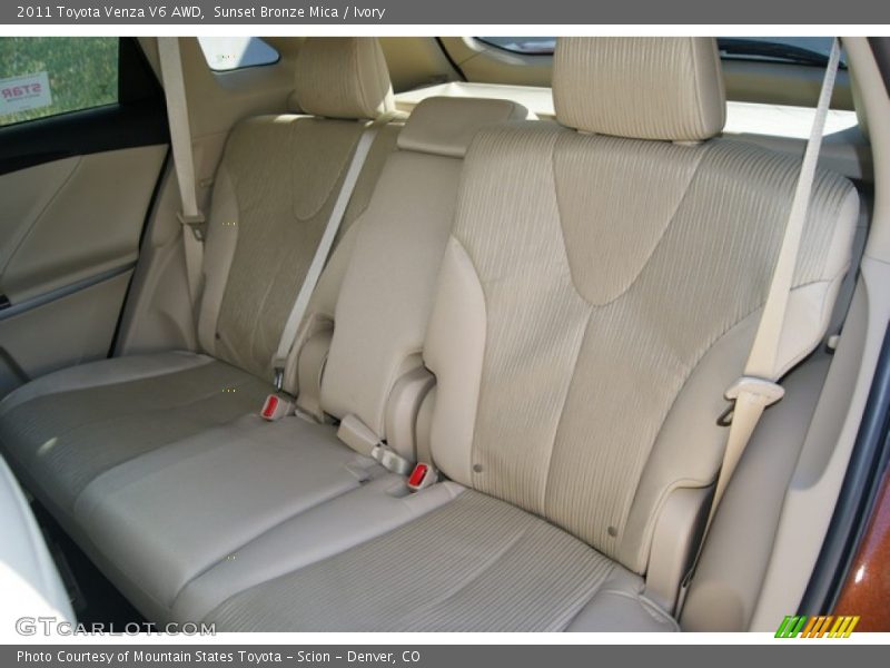 Sunset Bronze Mica / Ivory 2011 Toyota Venza V6 AWD