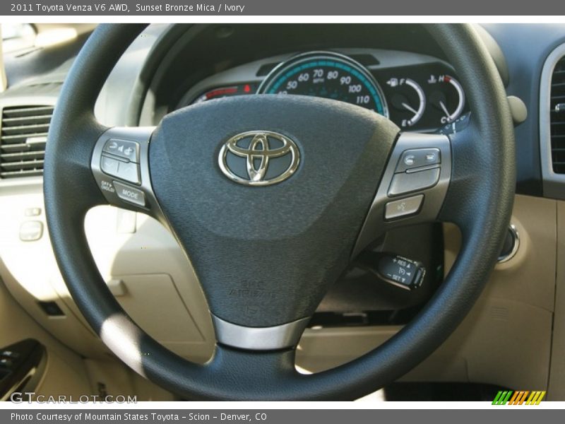 Sunset Bronze Mica / Ivory 2011 Toyota Venza V6 AWD