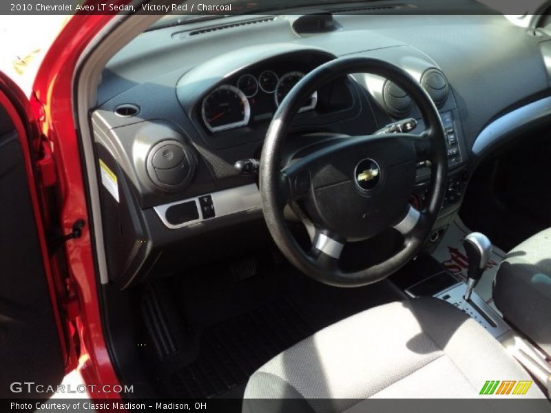 Victory Red / Charcoal 2010 Chevrolet Aveo LT Sedan