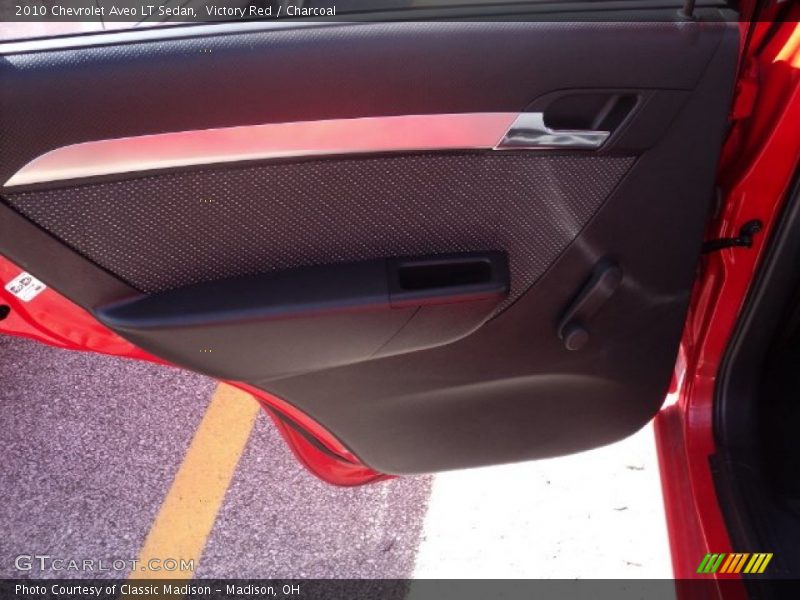 Victory Red / Charcoal 2010 Chevrolet Aveo LT Sedan