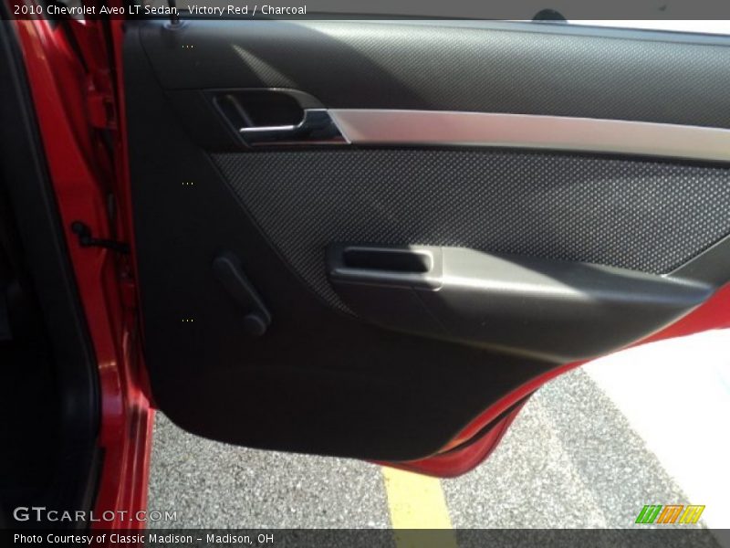 Victory Red / Charcoal 2010 Chevrolet Aveo LT Sedan