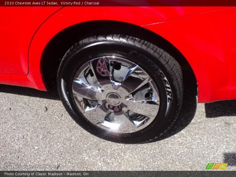 Victory Red / Charcoal 2010 Chevrolet Aveo LT Sedan