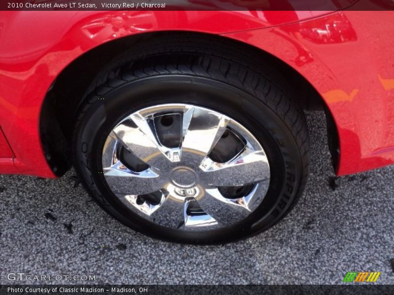 Victory Red / Charcoal 2010 Chevrolet Aveo LT Sedan