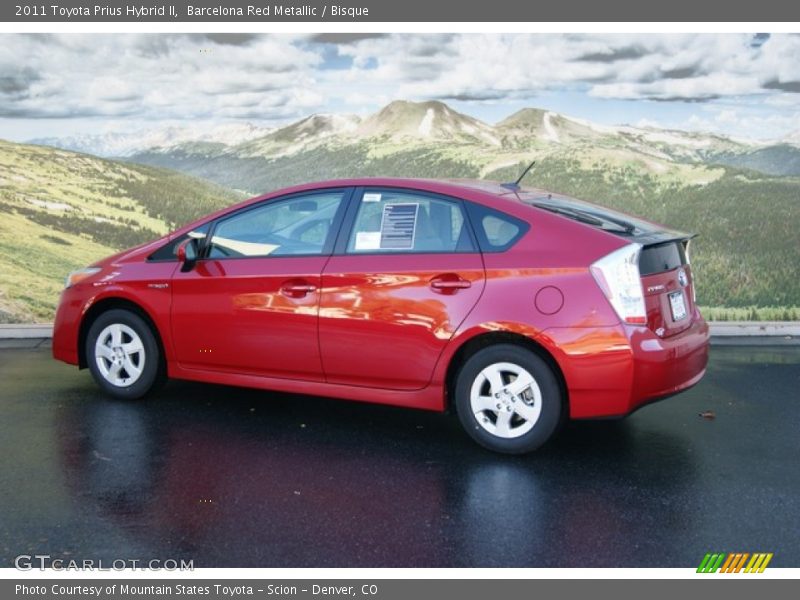 Barcelona Red Metallic / Bisque 2011 Toyota Prius Hybrid II