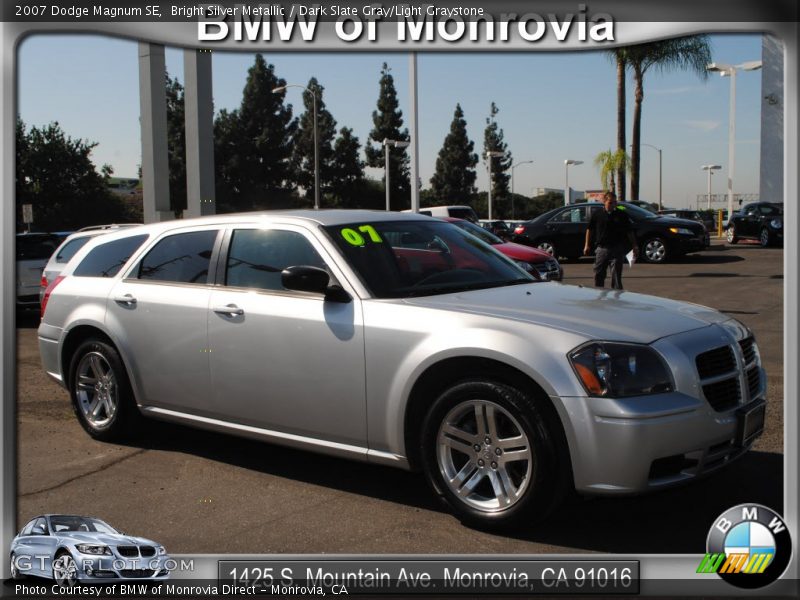 Bright Silver Metallic / Dark Slate Gray/Light Graystone 2007 Dodge Magnum SE