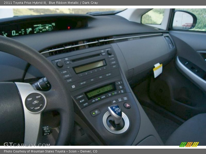 Blue Ribbon Metallic / Dark Gray 2011 Toyota Prius Hybrid III
