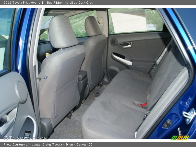 Blue Ribbon Metallic / Dark Gray 2011 Toyota Prius Hybrid III