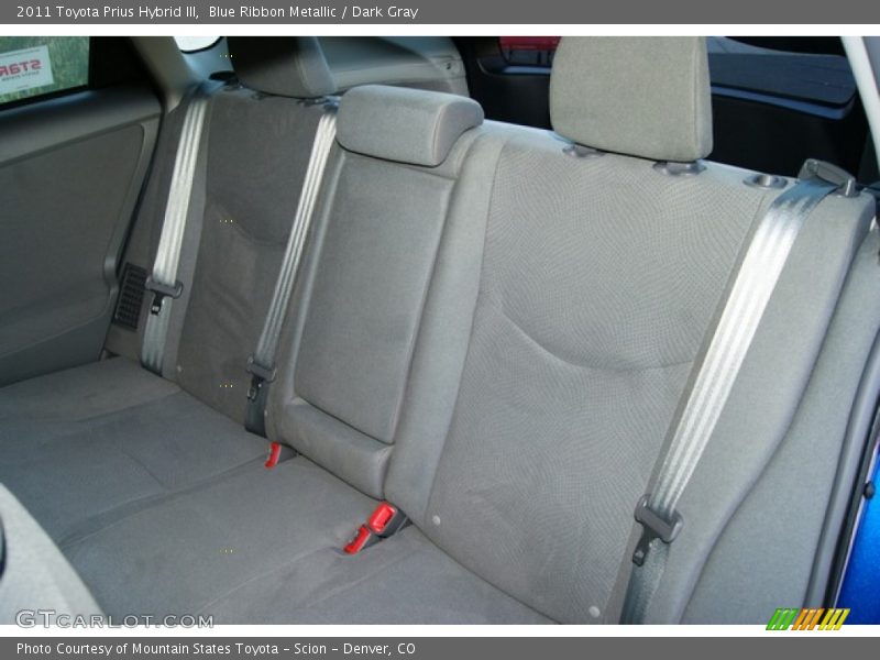 Blue Ribbon Metallic / Dark Gray 2011 Toyota Prius Hybrid III