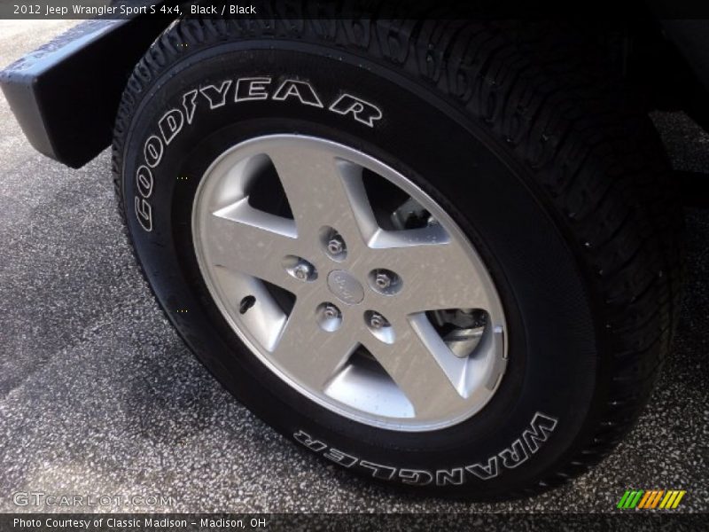 Black / Black 2012 Jeep Wrangler Sport S 4x4