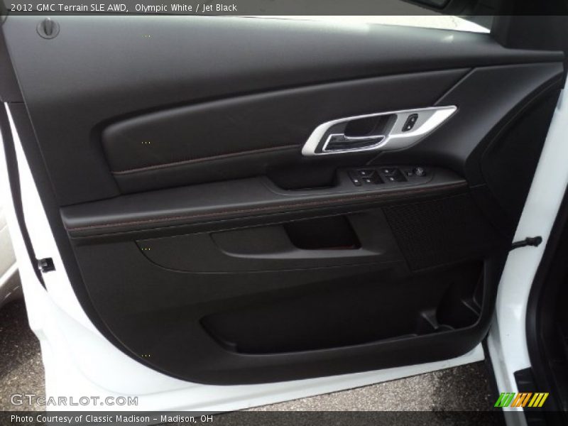 Olympic White / Jet Black 2012 GMC Terrain SLE AWD