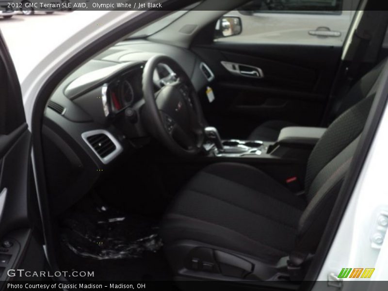 Olympic White / Jet Black 2012 GMC Terrain SLE AWD