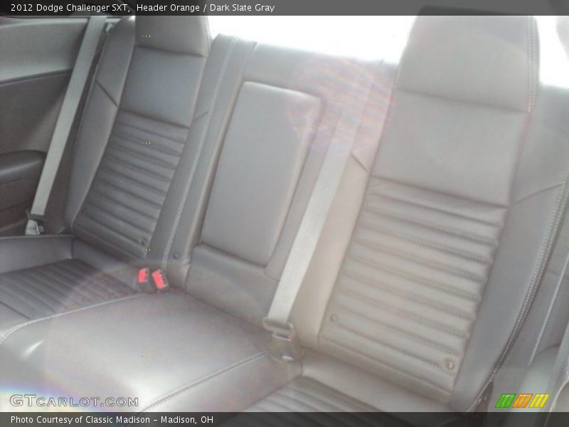 Header Orange / Dark Slate Gray 2012 Dodge Challenger SXT