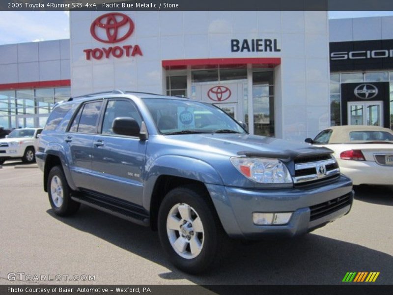 Pacific Blue Metallic / Stone 2005 Toyota 4Runner SR5 4x4