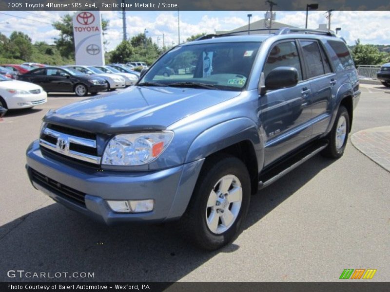 Pacific Blue Metallic / Stone 2005 Toyota 4Runner SR5 4x4