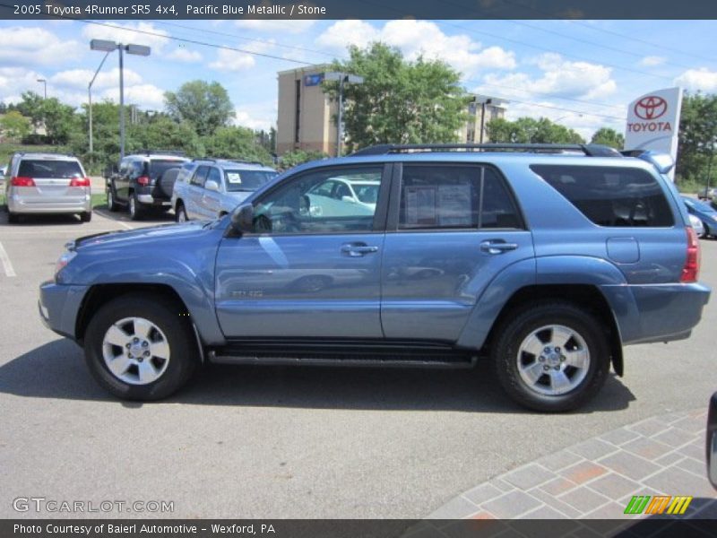 Pacific Blue Metallic / Stone 2005 Toyota 4Runner SR5 4x4