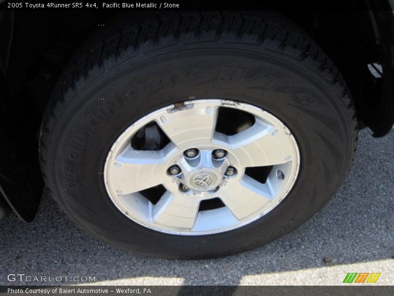 Pacific Blue Metallic / Stone 2005 Toyota 4Runner SR5 4x4