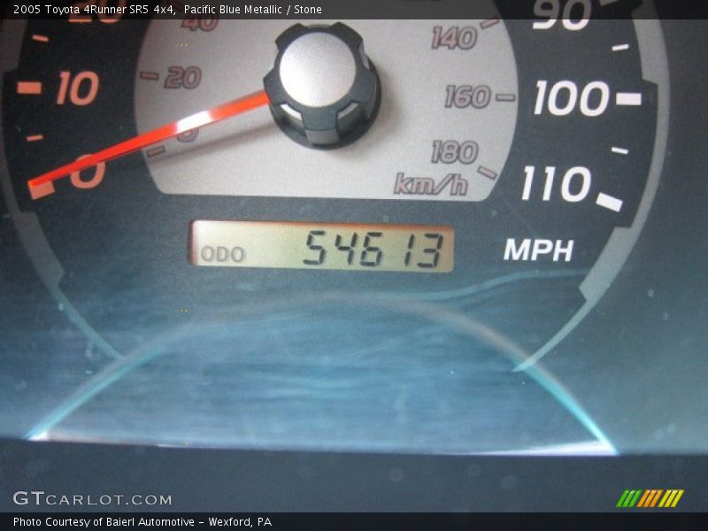 Pacific Blue Metallic / Stone 2005 Toyota 4Runner SR5 4x4