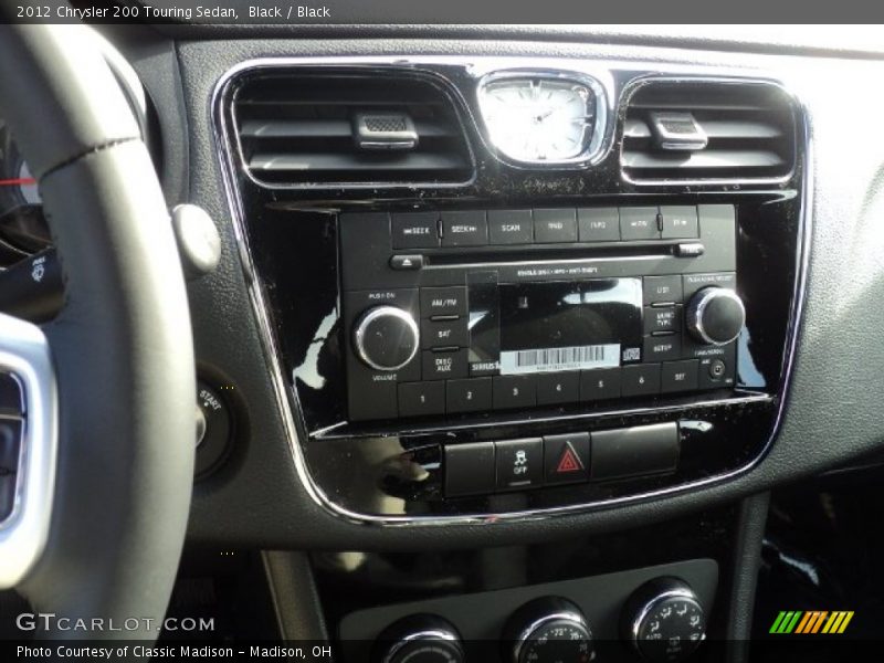 Black / Black 2012 Chrysler 200 Touring Sedan