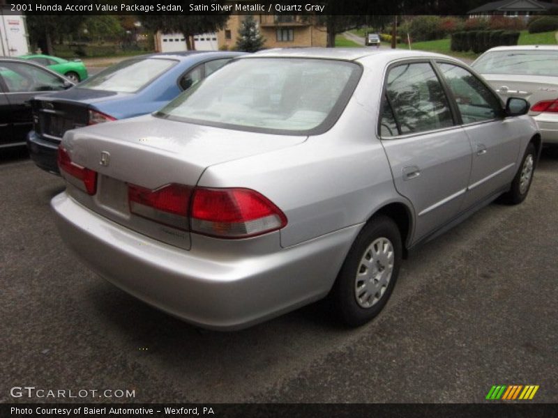 Satin Silver Metallic / Quartz Gray 2001 Honda Accord Value Package Sedan