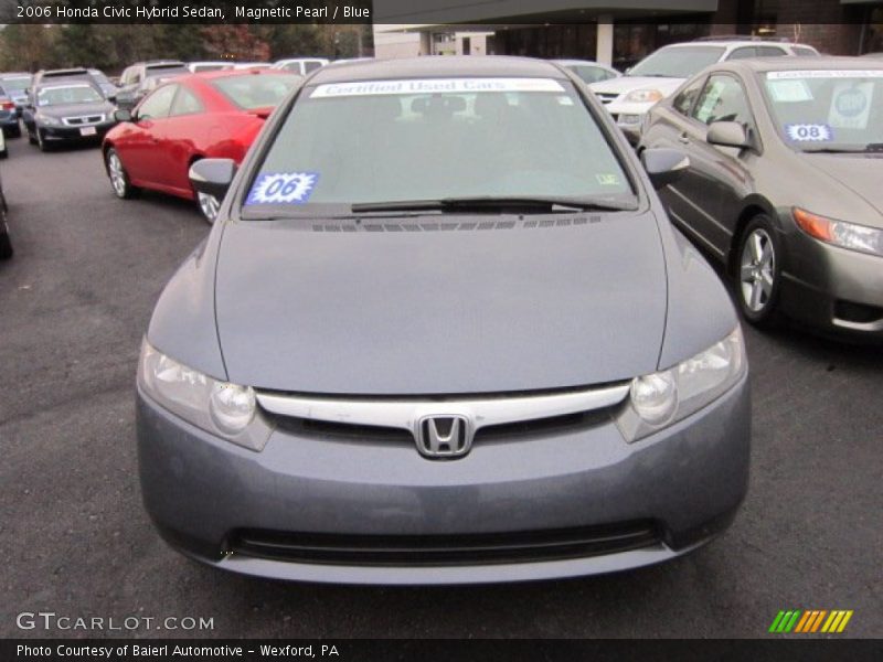 Magnetic Pearl / Blue 2006 Honda Civic Hybrid Sedan