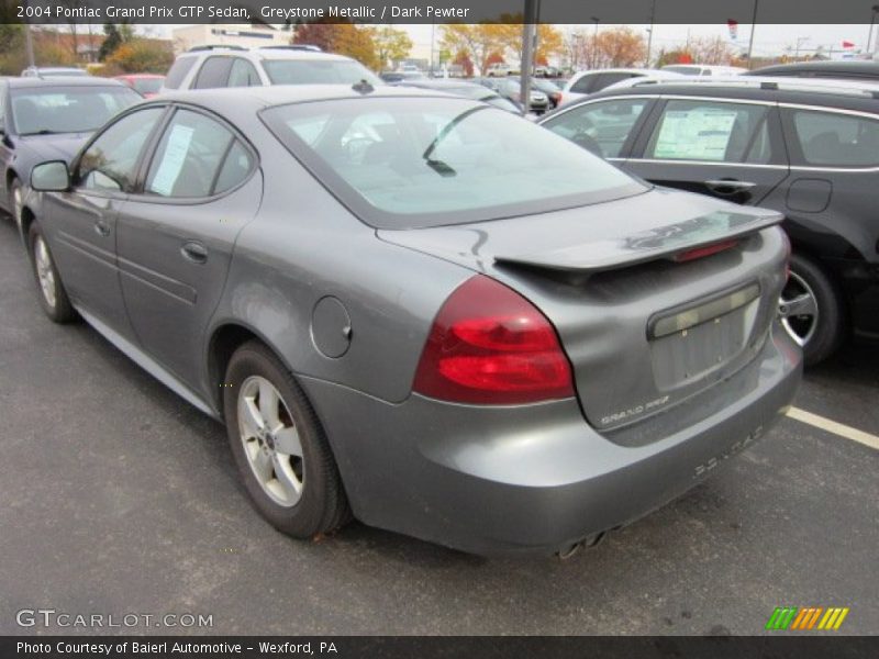 Greystone Metallic / Dark Pewter 2004 Pontiac Grand Prix GTP Sedan
