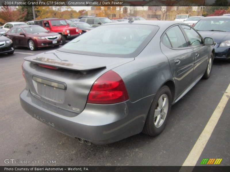 Greystone Metallic / Dark Pewter 2004 Pontiac Grand Prix GTP Sedan