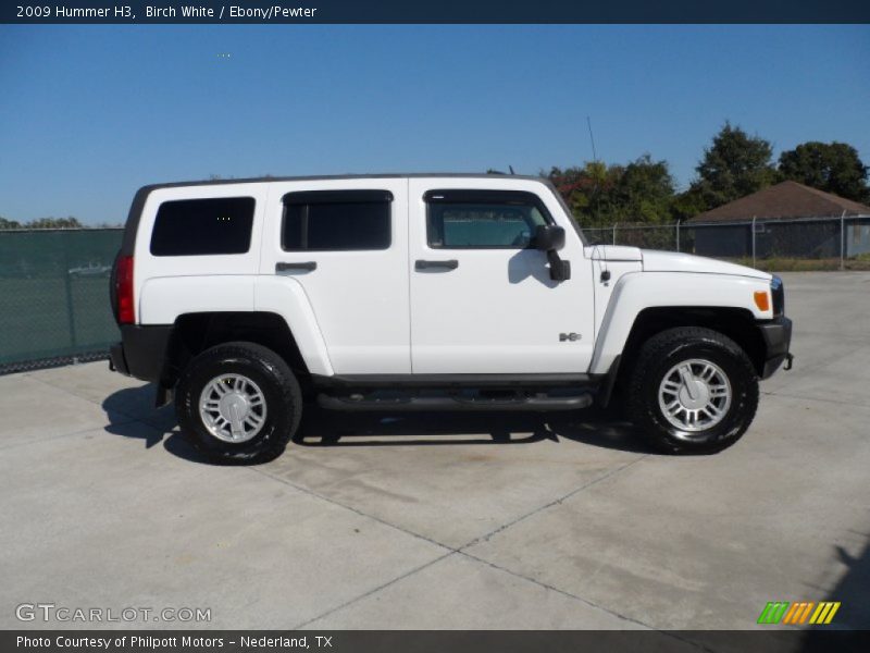 Birch White / Ebony/Pewter 2009 Hummer H3