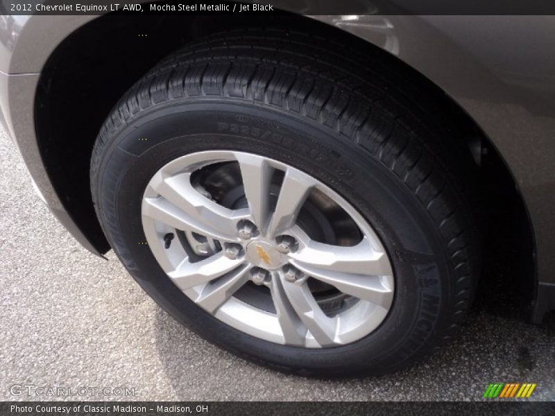 Mocha Steel Metallic / Jet Black 2012 Chevrolet Equinox LT AWD