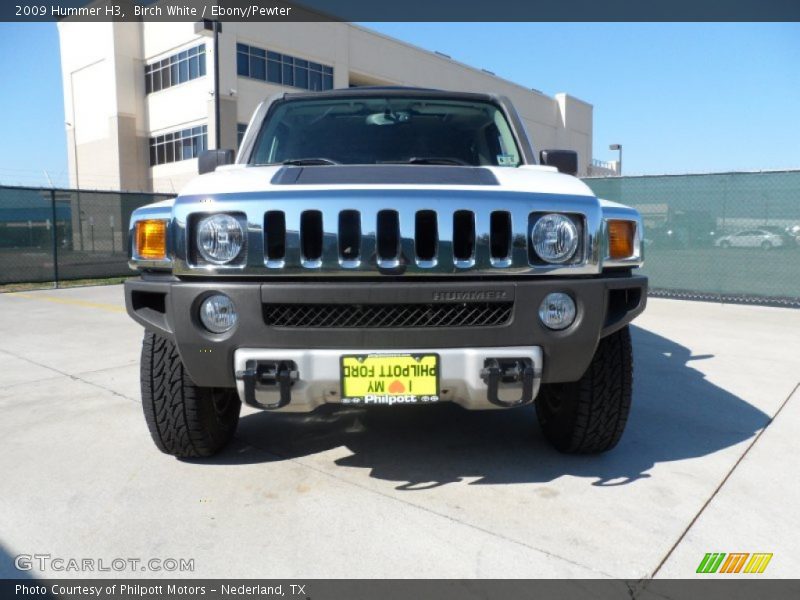 Birch White / Ebony/Pewter 2009 Hummer H3