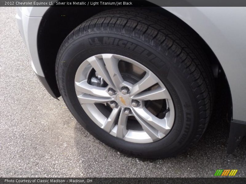 Silver Ice Metallic / Light Titanium/Jet Black 2012 Chevrolet Equinox LS