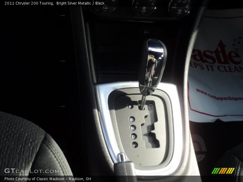 Bright Silver Metallic / Black 2011 Chrysler 200 Touring