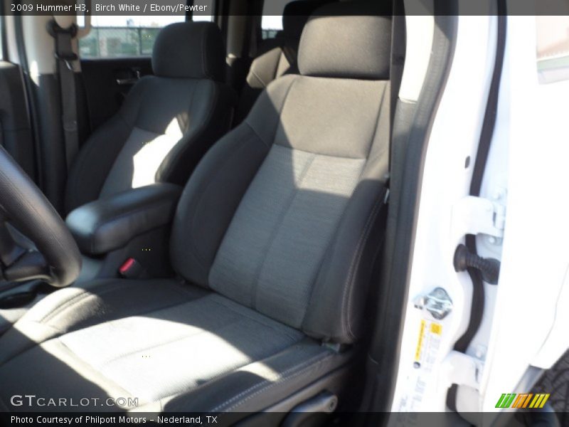 Birch White / Ebony/Pewter 2009 Hummer H3