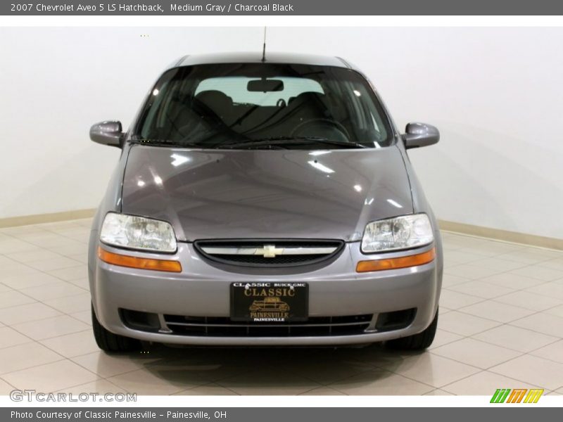 Medium Gray / Charcoal Black 2007 Chevrolet Aveo 5 LS Hatchback