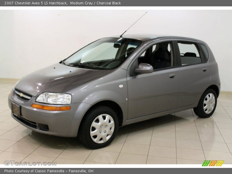 Medium Gray / Charcoal Black 2007 Chevrolet Aveo 5 LS Hatchback