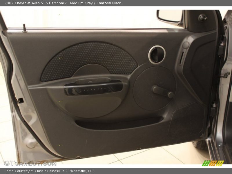 Medium Gray / Charcoal Black 2007 Chevrolet Aveo 5 LS Hatchback