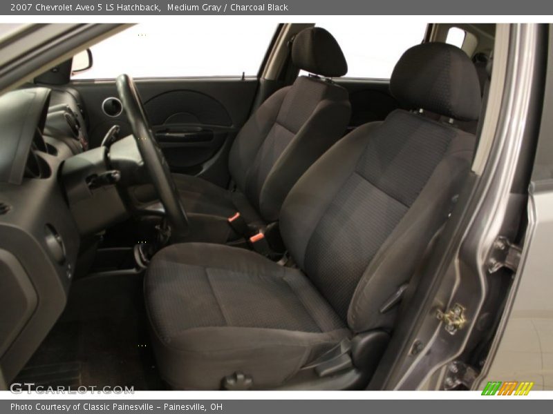 Medium Gray / Charcoal Black 2007 Chevrolet Aveo 5 LS Hatchback