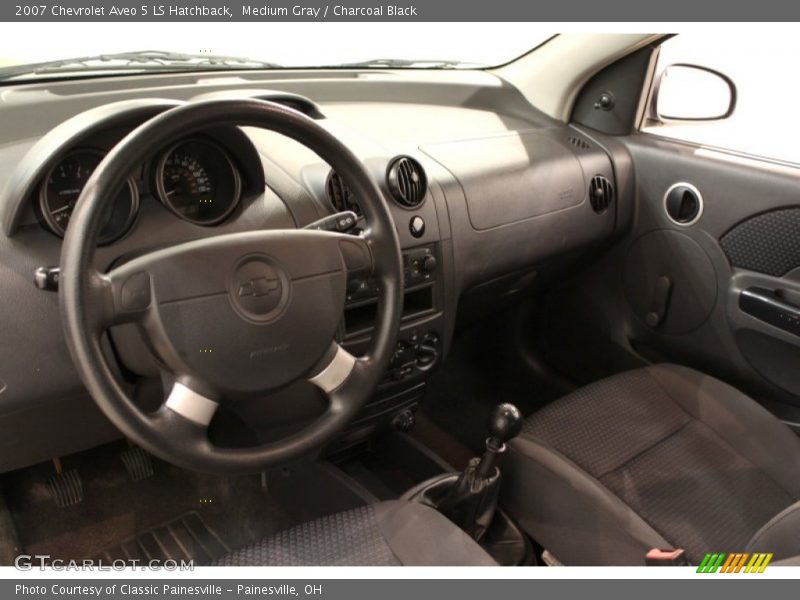 Medium Gray / Charcoal Black 2007 Chevrolet Aveo 5 LS Hatchback