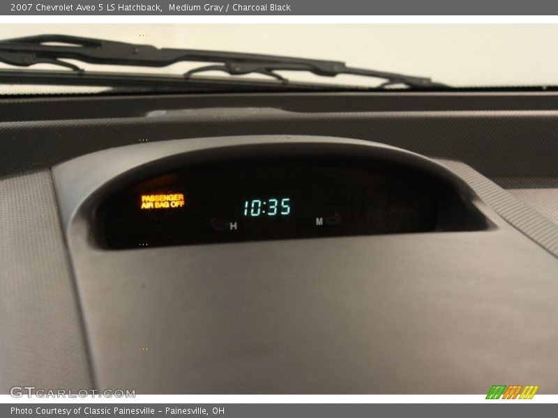 Medium Gray / Charcoal Black 2007 Chevrolet Aveo 5 LS Hatchback
