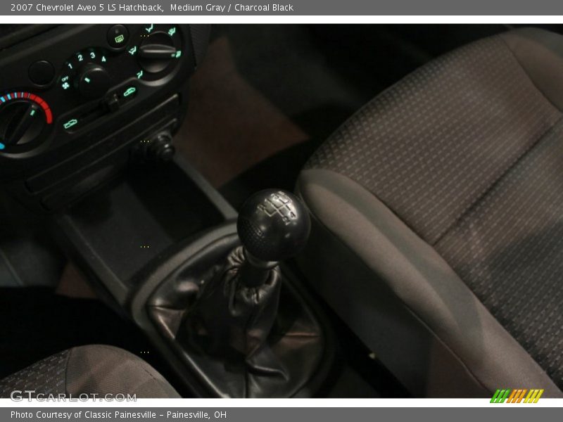 Medium Gray / Charcoal Black 2007 Chevrolet Aveo 5 LS Hatchback