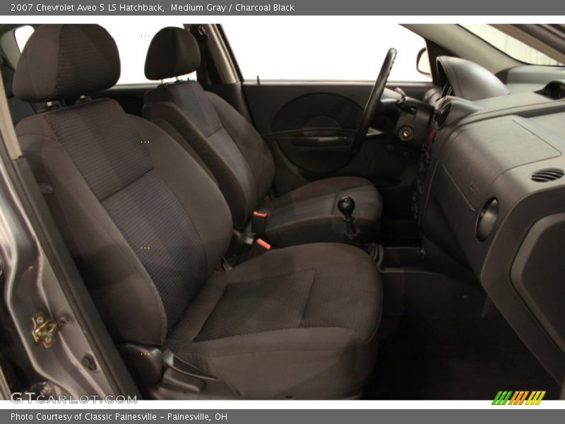 Medium Gray / Charcoal Black 2007 Chevrolet Aveo 5 LS Hatchback