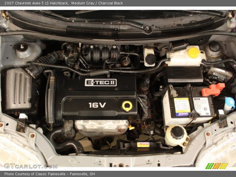 Medium Gray / Charcoal Black 2007 Chevrolet Aveo 5 LS Hatchback